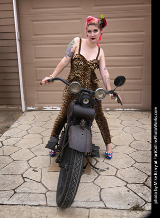 Tori at the TLC Vintage Model Shoot