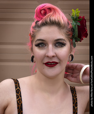 Tori at the TLC Vintage Model Shoot