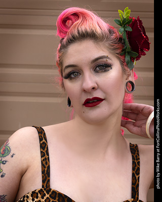 Tori at the TLC Vintage Model Shoot