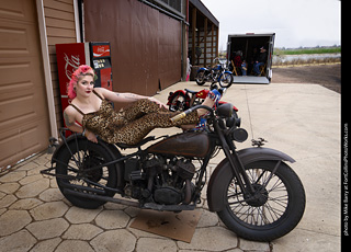 Tori at the TLC Vintage Model Shoot