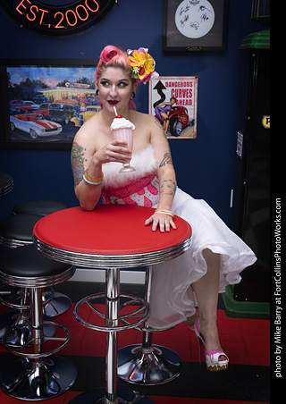 Tori at the TLC Vintage Model Shoot