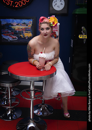 Tori at the TLC Vintage Model Shoot