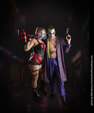 The Joker and Harley Quinn